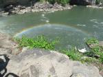 Rainbow in the mist also appears during full moons